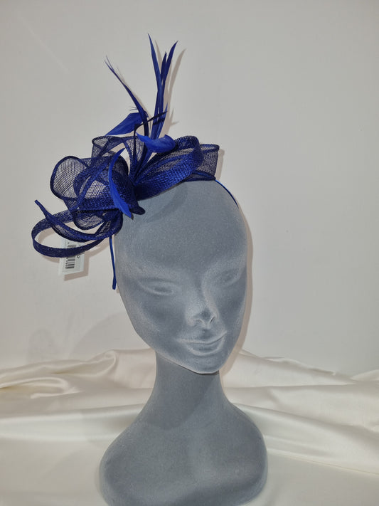 Royal Blue Fascinator/Headpiece-D2