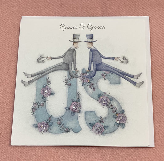 Groom and Groom Wedding Card