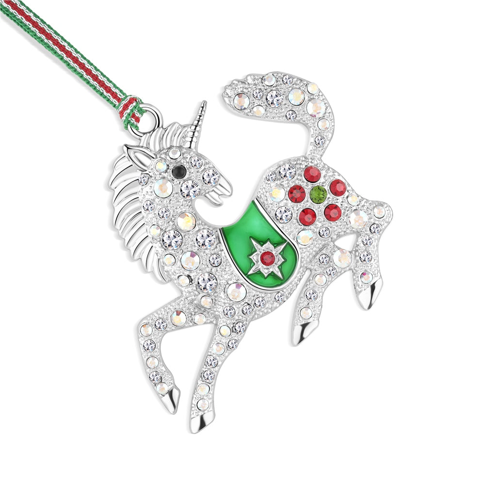 Newbridge Silverware Unicorn Christmas Tree Decortion