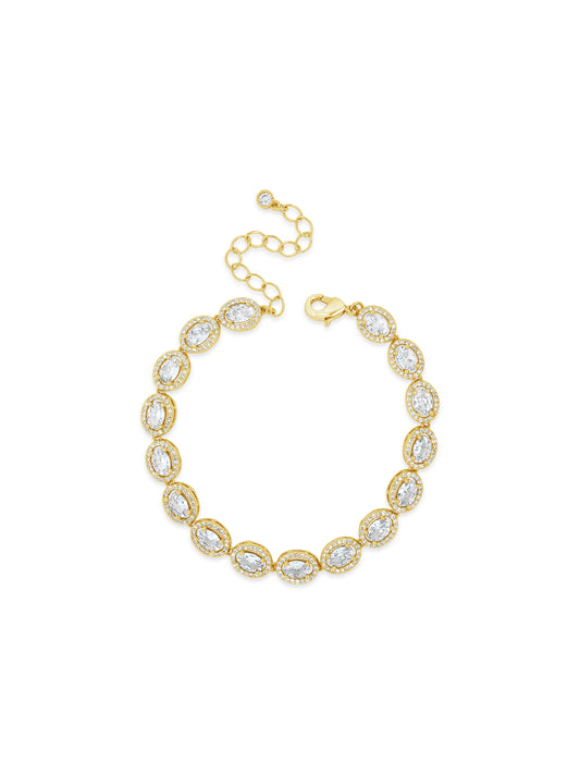 Gold & Crystal Bracelet