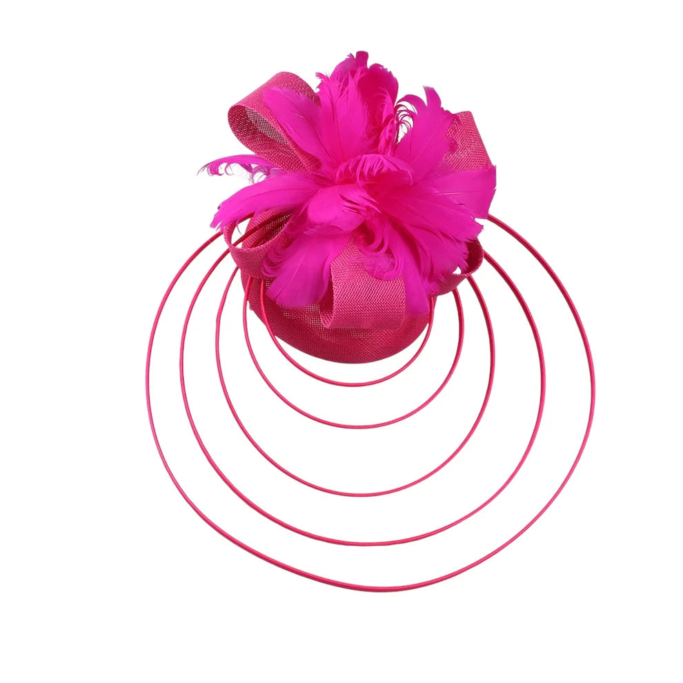 Fuchsia Fascinator/Headpiece