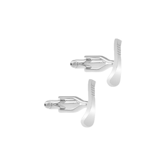 EV-Gents Hurley Silver Cufflinks