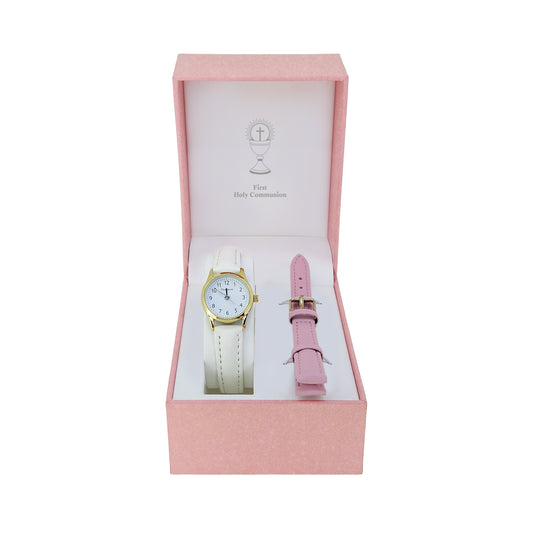 Communion Watch With Gold Frame