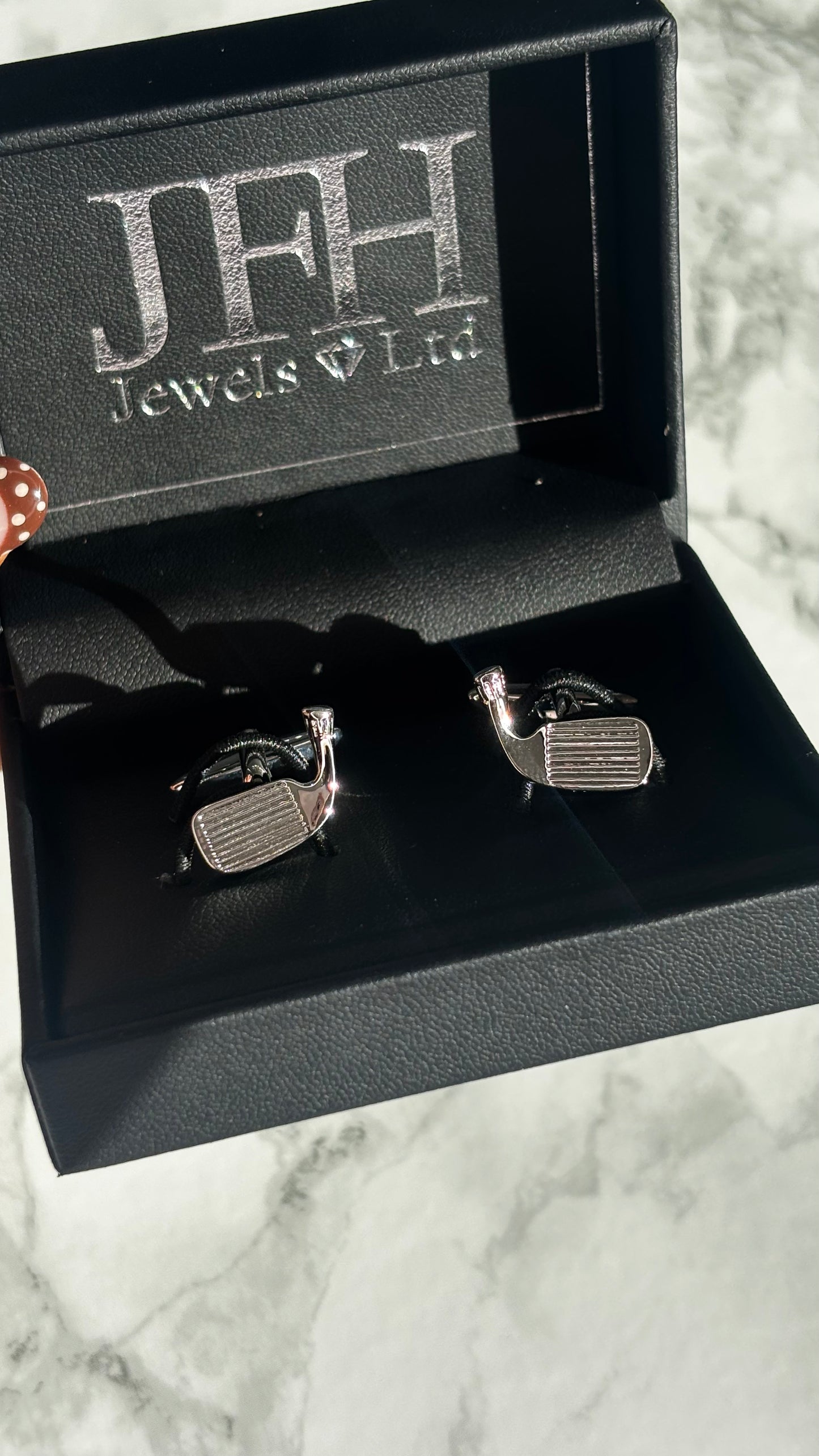 EV-Gents Golf Club Silver Cufflinks