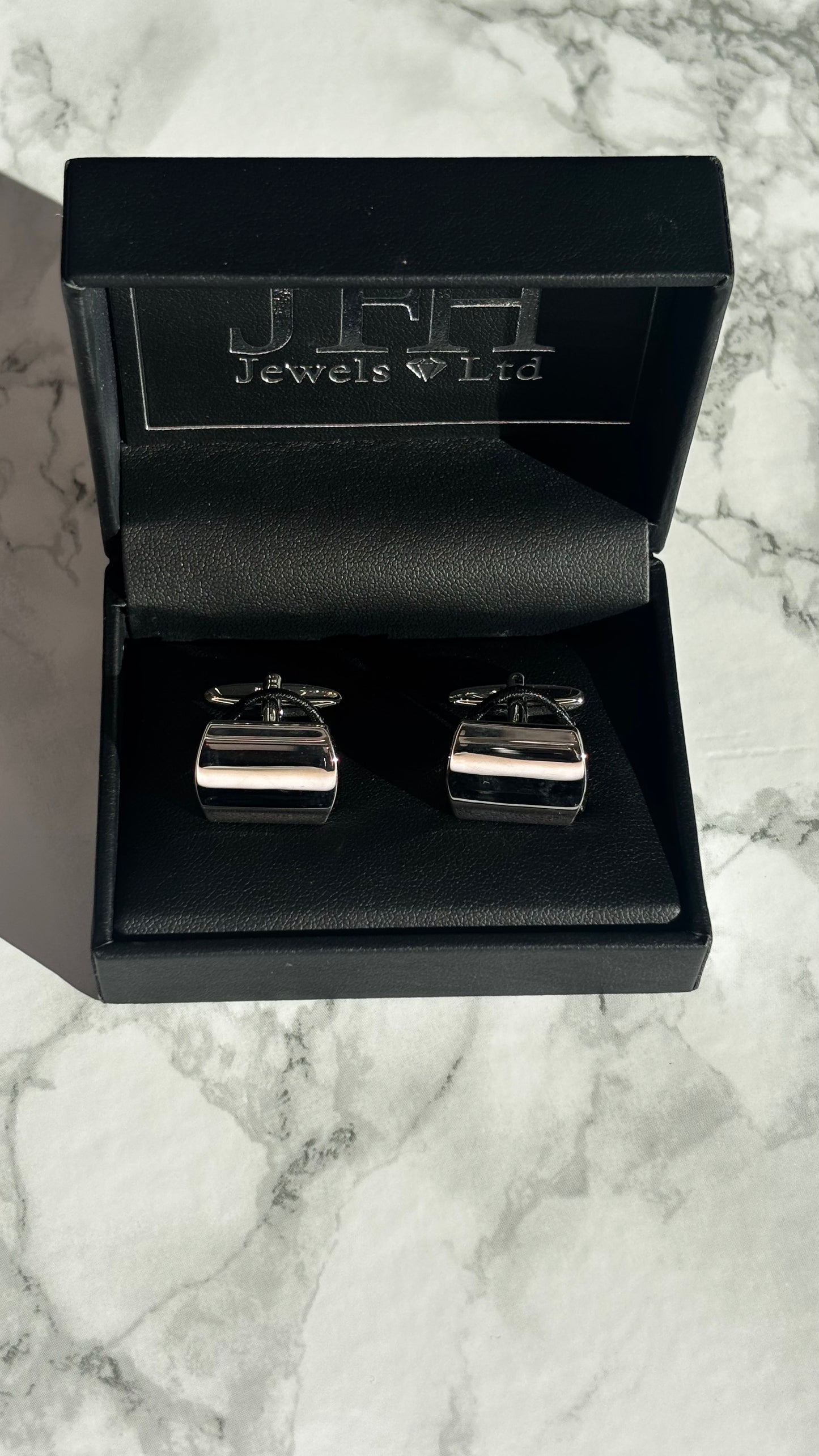 EV-Gents Silver Engravable Cufflinks