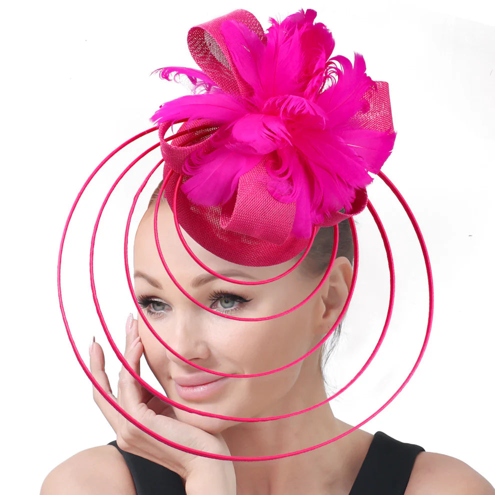 Fuchsia Fascinator/Headpiece