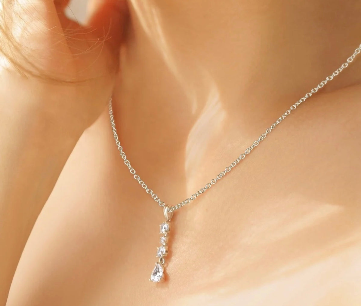 Newbridge Silverware Multidrop Silver Pendant/Necklace