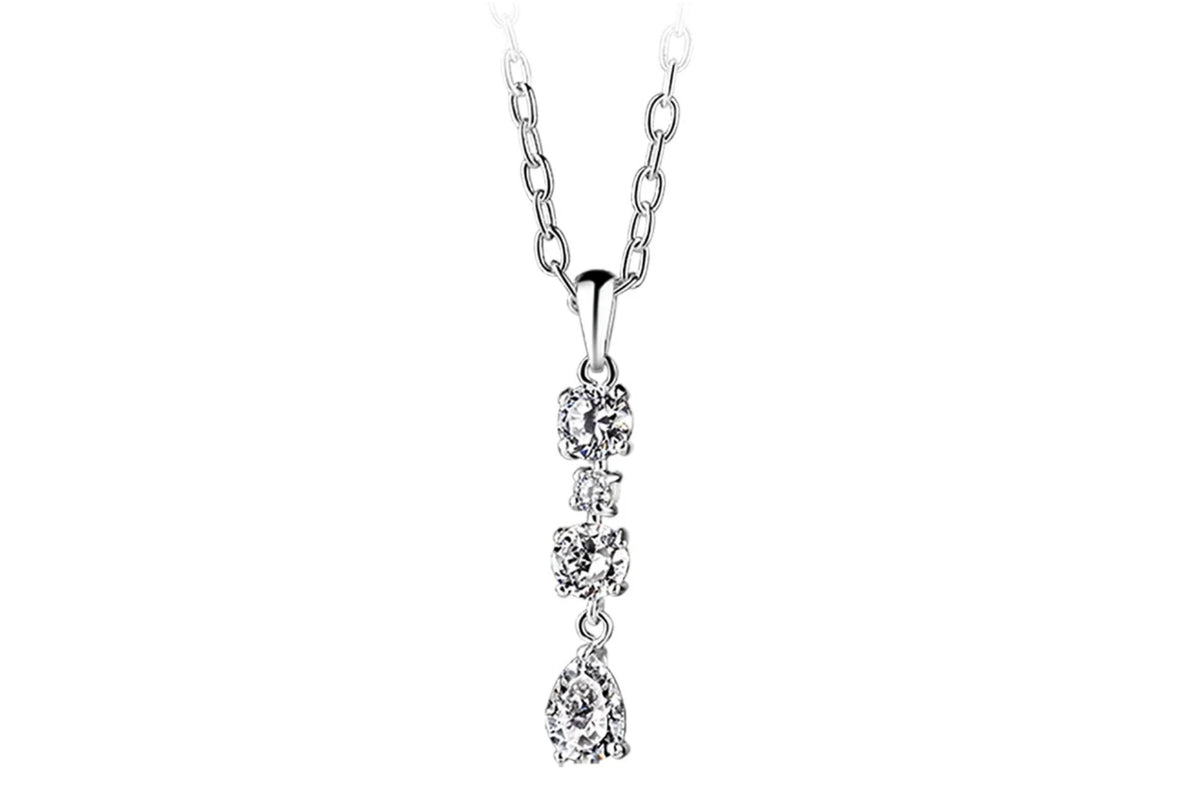 Newbridge Silverware Multidrop Silver Pendant/Necklace