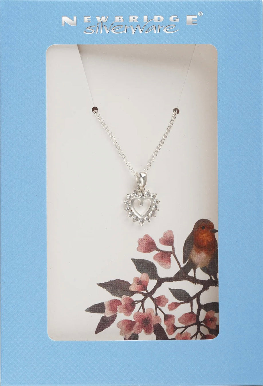 Newbridge Silverware Whispers Of Love Silver Necklace