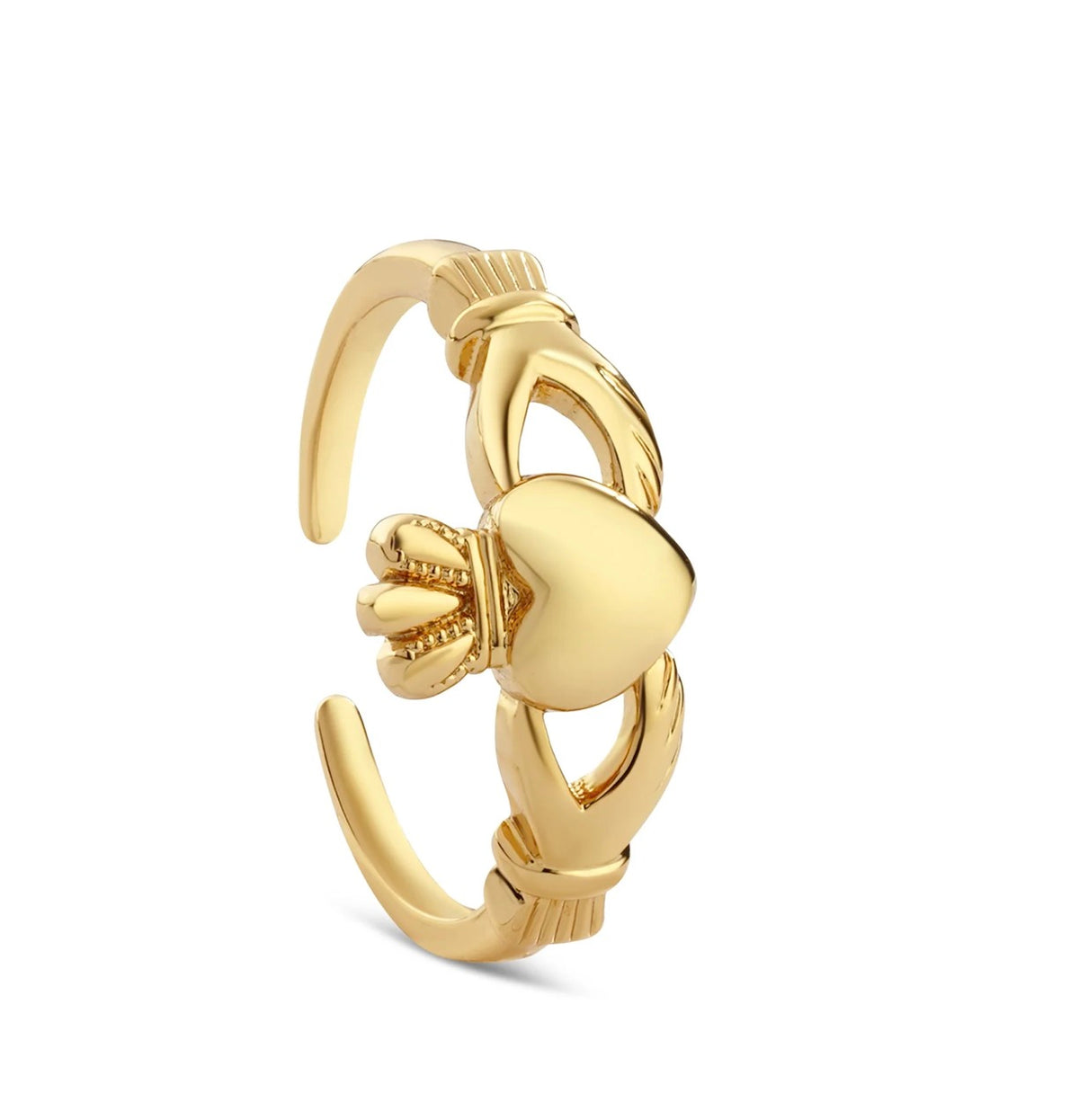 Newbridge Silverware Gold Plated Claddagh Ring