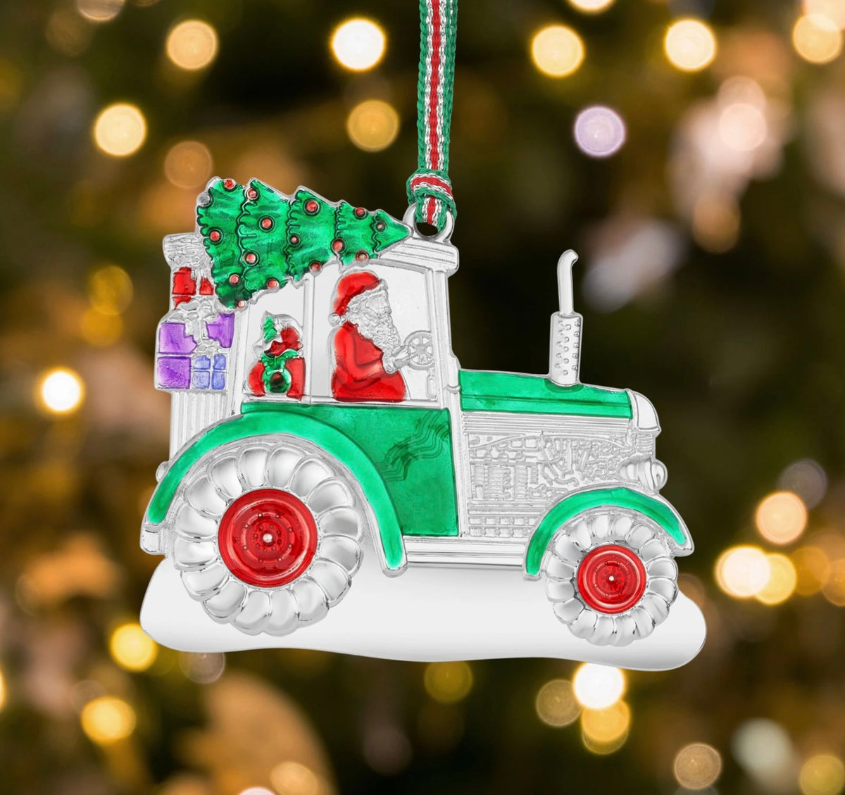 Newbridge Silverware Tractor Christmas Tree Decoration