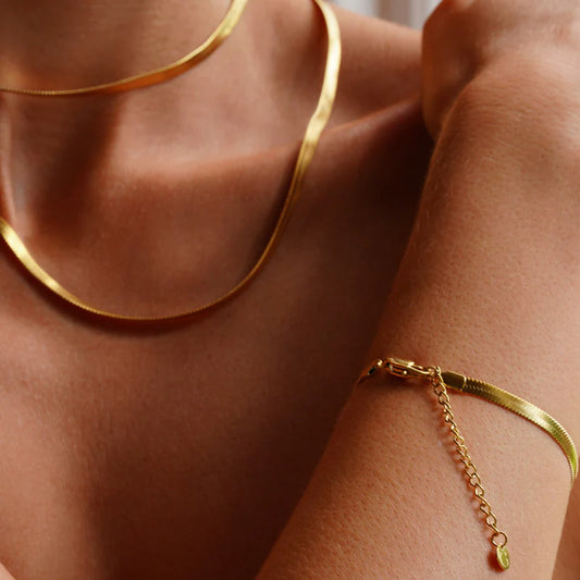 GT Snake Chain Gold Necklace