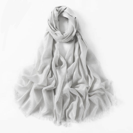 Silver Shimmer Scarf/Wrap