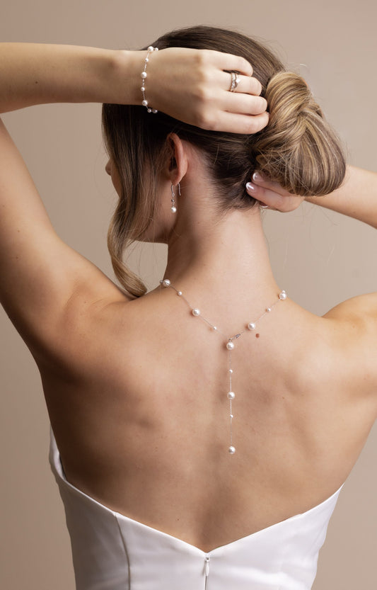 Perfect Bridal Miami Silver Pearl Necklace