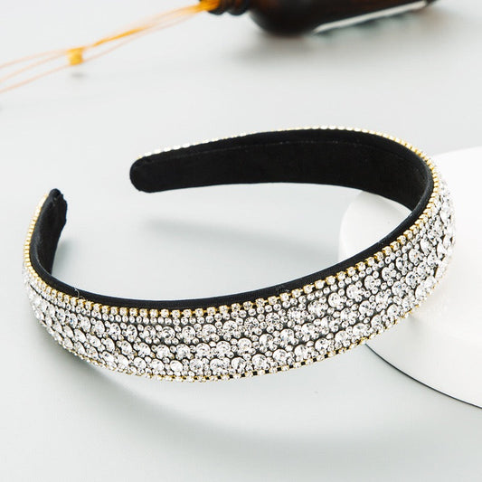 Hairband With Silver Crystals