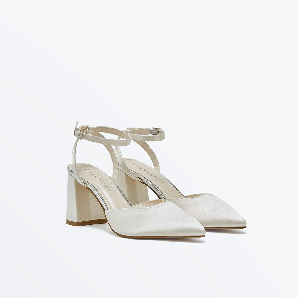 Rainbow Club Aria - Flare Heel Wedding Shoes