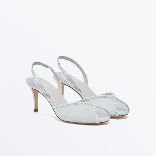 Rainbow Club Sofia Slingback Bridal Shoes