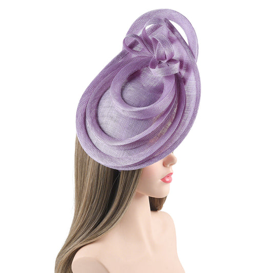 Lilac Fascinator/Headpiece~D37