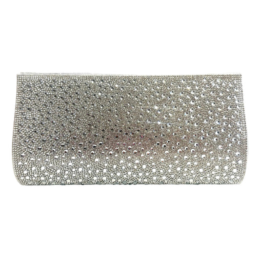 Silver & Crystal Clutch Bag