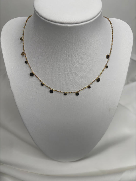 Gold Disc Necklace