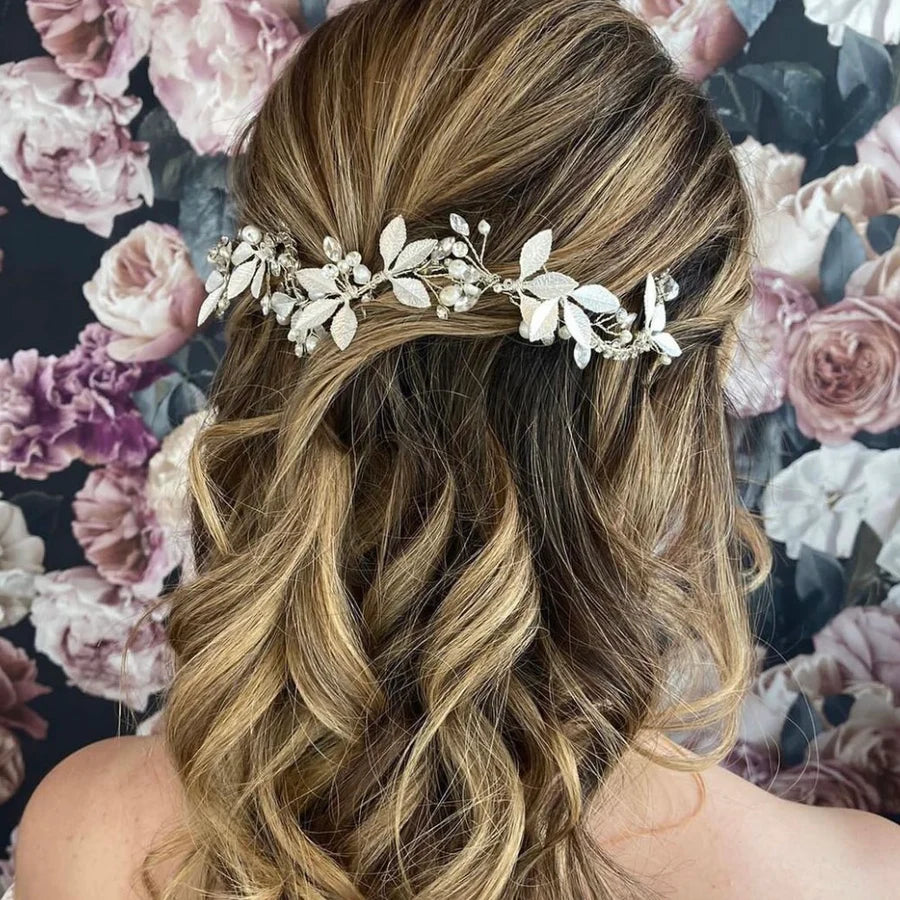 Azure Helen Vine Gold Wedding Headpiece