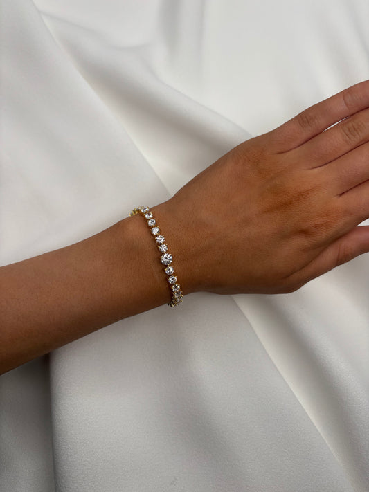 Diamond Bracelet In Gold & Silver