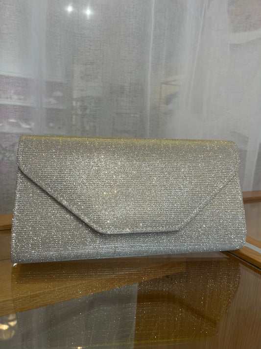 Rainbow Club Saskia Gold/Metallic Clutch Bag