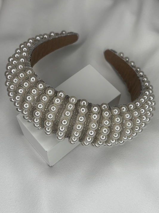 Pearl and Sequins Hairband/Headpiece