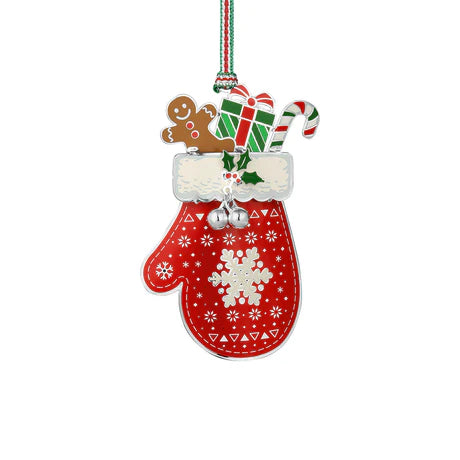 Newbridge Silverware Snow Mitten Xmas Tree Decoration