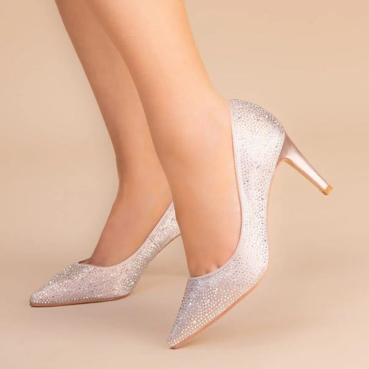 Perfect Bridal Company Stara Nude Occasion Closed Toe Shoes