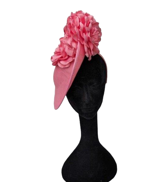 Blossom Fascinator/Headpiece In Pink