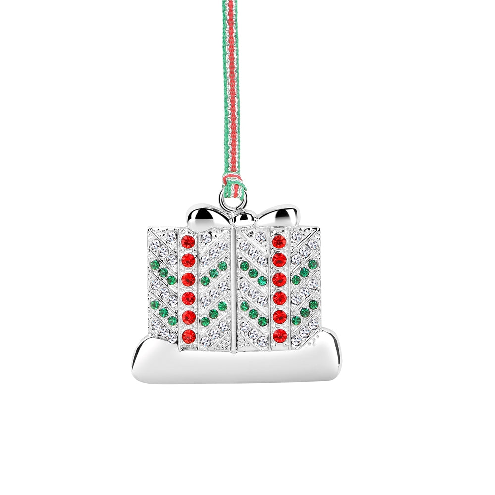 Newbridge Silverware Gift with Coloured Stones Tree Decoration