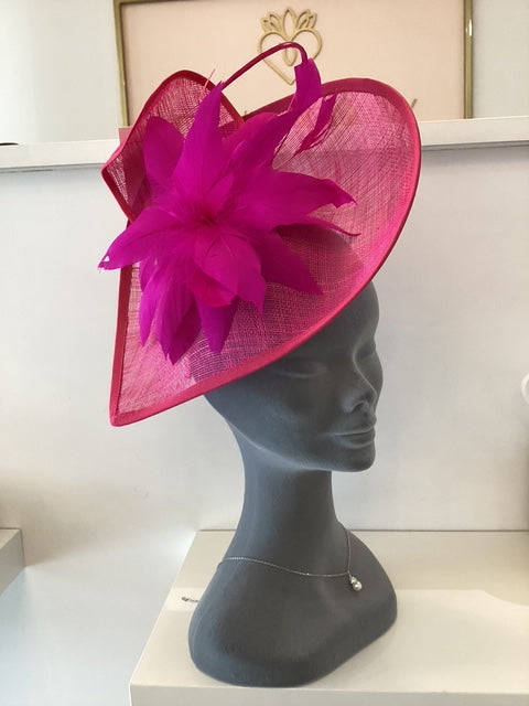 Hot Pink Fascinator/Headpiece