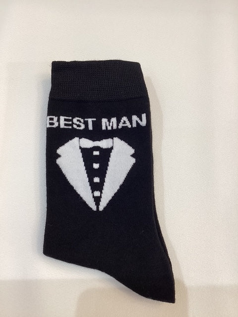 Bestman Dicky Bow Print Socks