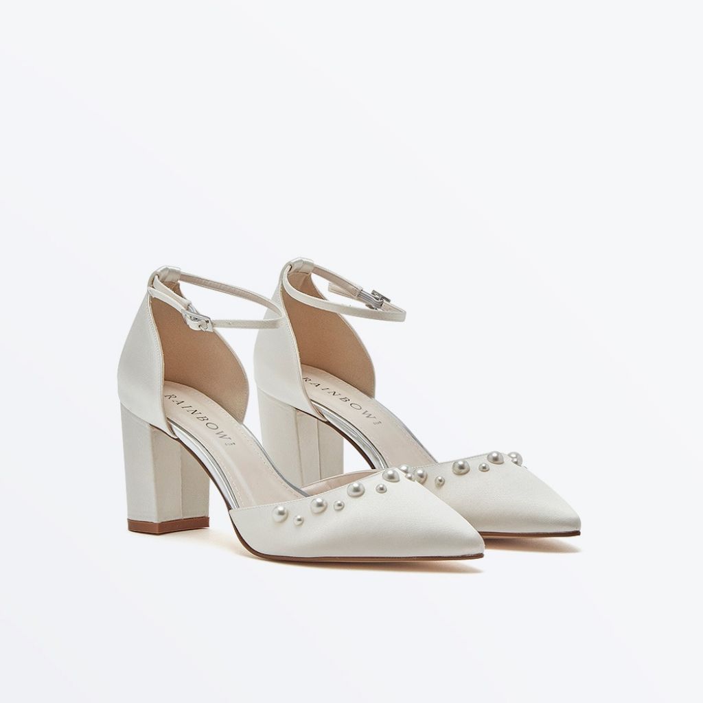 Rainbow Club Maya Wide Fit-Mid Heel Shoes