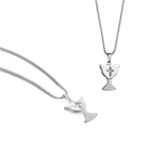 Newbridge Silverware First Communion Pendant with Cross