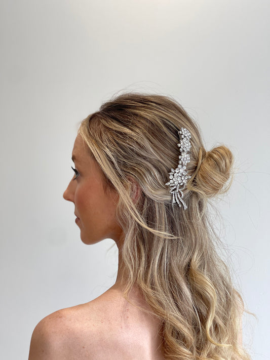 Azure Bouquet Hair comb