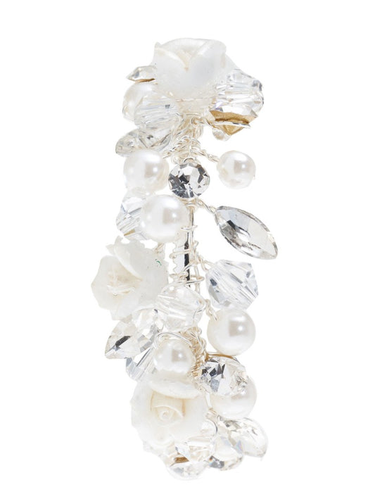 NC-1350 Earrings Ivory/Silver - everly-acbf