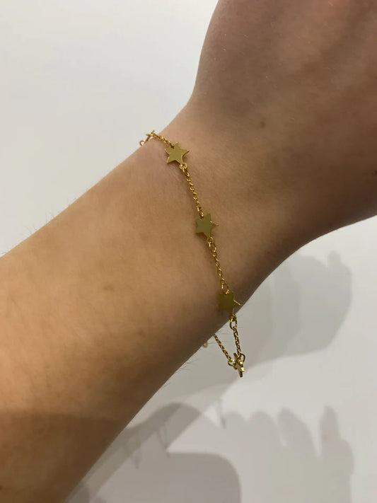 Azure Star Bracelet Gold