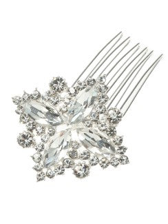 Poirier BB 277 Hair Combs Silver